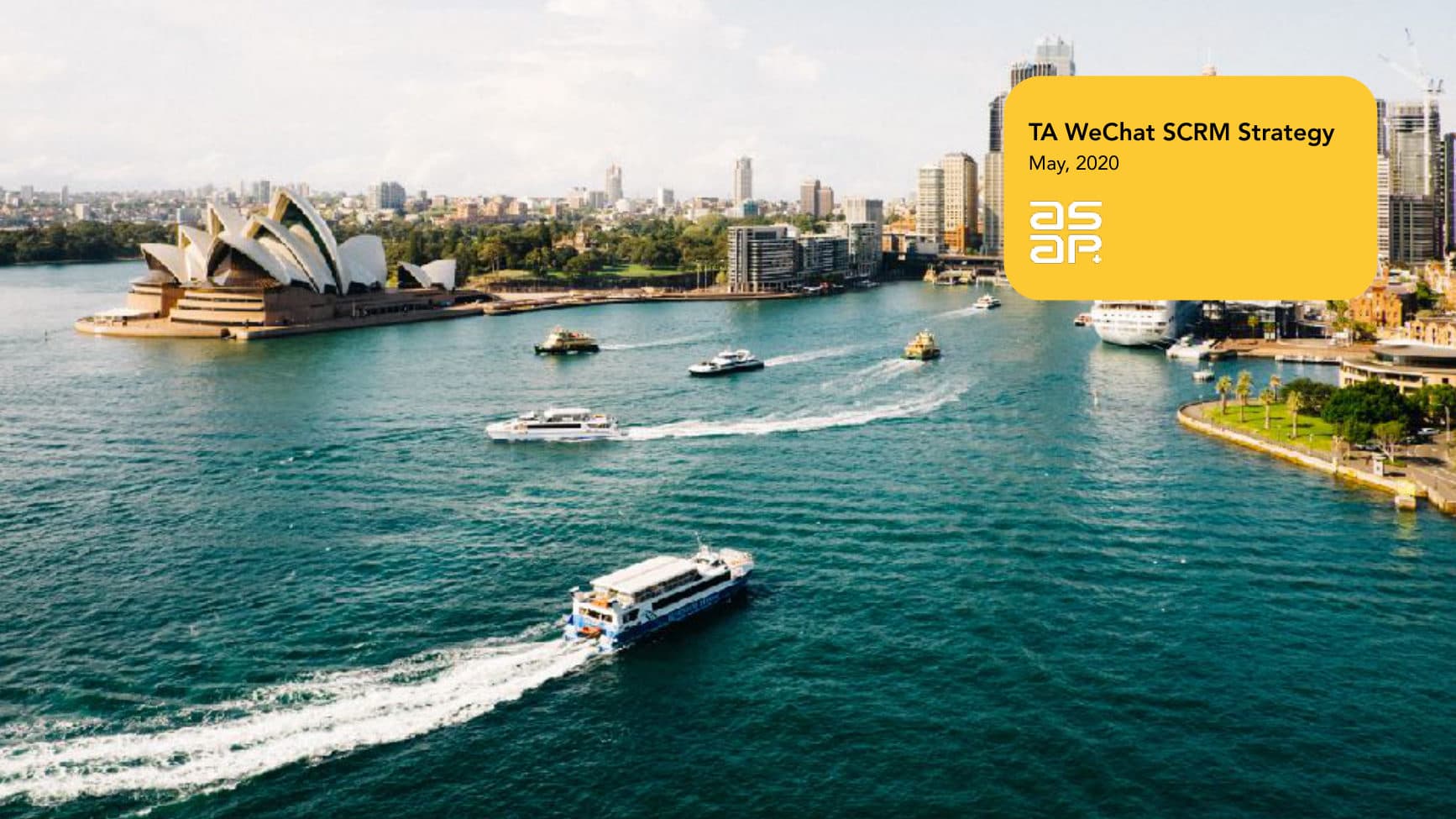 Tourism Australia — SCRM Strategy